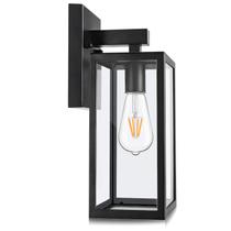 Luminária de Parede Externa MAXvolador Preta Fosca à Prova d'Água 33cm