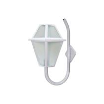 Luminária de Parede Imperial Braço Curvo Alumínio 56x38cm Branco Ouro Minas Luminária de Parede Imperial Braço Curvo Alumínio 56x38cm Branco Ouro Minas