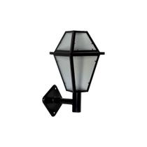 Luminária de Parede Imperial L021IOM Alumínio Fundido Área Externa Preto Ouro Minas Luminária de Parede Imperial L021IOM Alumínio Fundido Área Externa Preto Ouro Minas