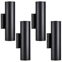 Luminária de parede LED LEONLITE Cylinder Up/Down 20W 3000K, pacote com 4 unidades 100-277V
