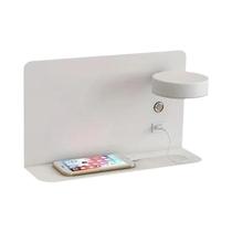 Luminária De Parede LED Moderna Com Carregamento USB Luz Noturna Para Quarto Simplicidade Luz De