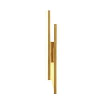 Luminária De Parede LED Moderna Minimalista Com Abajur De Cobre E Acrílico, Sconce Longo Para