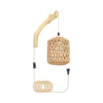 Luminária De Parede LED Retrô De Corda De Cânhamo Para Quarto E Sala De Estar, Luz Trançada E27 Para Luminária De Parede LED Retrô De Corda De Cânhamo Para Quarto E Sala De Estar, Luz Trançada E27 Para