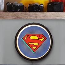 Luminária de Parede Led Sign Superman Luminária de Parede Led Sign Superman