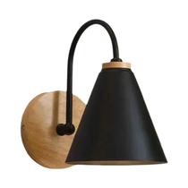 Luminária De Parede Nórdica De Madeira Para Quarto, Abajur Retro Para Sala De Estar, Decoração Luminária De Parede Nórdica De Madeira Para Quarto, Abajur Retro Para Sala De Estar, Decoração