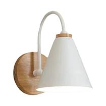 Luminária De Parede Nórdica De Madeira Para Quarto, Cabeceira, Sala De Estar, Decoração Retro Para