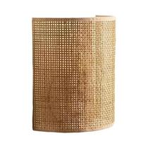 Luminária De Parede Retrô De Rattan E Corda De Cânhamo E27 Vintage Artesanal Para Decoração Interna Luminária De Parede Retrô De Rattan E Corda De Cânhamo E27 Vintage Artesanal Para Decoração Interna