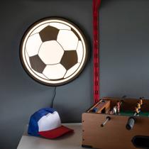 Luminária de Parede Sign Bola de Futebol Luminária de Parede Sign Bola de Futebol