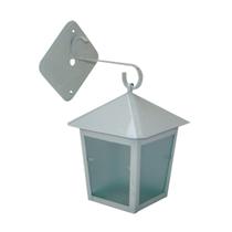 Luminária de Parede Verona Alumínio Fundido Branca 20x11cm Luminária de Parede Verona Alumínio Fundido Branca 20x11cm
