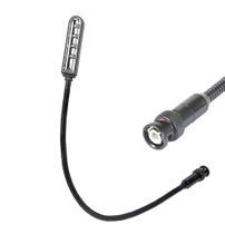 Luminária de pescoço flexível JXRYWF 22 pol. 4 LEDs porta BNC 12V 1W Luminária de pescoço flexível JXRYWF 22 pol. 4 LEDs porta BNC 12V 1W