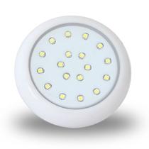 Luminária de Piscina LED Monocromático Iluctron Borda Branca 18w 80mm