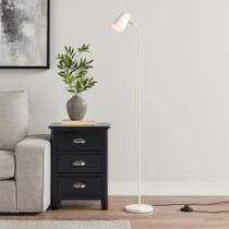 Luminária de Piso Clara Com Cúpula Articulada Luminária de Piso Clara Com Cúpula Articulada