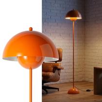 Luminária de piso COSYLUX moderna industrial em metal 160 cm laranja Luminária de piso COSYLUX moderna industrial em metal 160 cm laranja