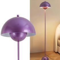 Luminária de piso COSYLUX Pérola Roxa 160 cm Metal Abajur 110V Luminária de piso COSYLUX Pérola Roxa 160 cm Metal Abajur 110V