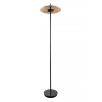 Luminaria De Piso Led Metal Preto Freijo 16w 3000k Shimeji