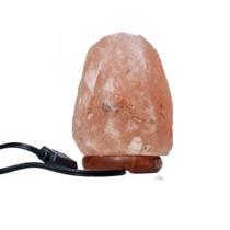 Luminária de Sal Rosa do Himalaia Difusora de Aroma Pedra com 2,5kg