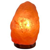Luminária de Sal Rosa do Himalaia Natural 1 a 2kg com Dimmer Abajur Decorativo com Luz Suave e Base de Madeira Luminária de Sal Rosa do Himalaia Natural 1 a 2kg com Dimmer Abajur Decorativo com Luz Suave e Base de Madeira