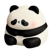 Luminária de Silicone Panda Fofo com Sensor de Toque Recarregável USB - Tomate