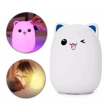 Luminária De Silicone Panda Fofo Noturna Sensor De Toque Recarregável De USB Luminária De Silicone Panda Fofo Noturna Sensor De Toque Recarregável De USB