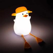 Luminária De Silicone Panda Fofo Noturna Sensor De Toque Recarregável De USB