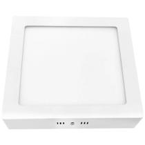 Luminária De Sobrepor Led Quadrada Luz Branca 18w 6500k llum