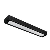 Luminária de Sobrepor Led Valencia 18W 65x10 Preto 6500K Bivolt
