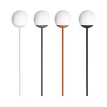 Luminária De Solo Jardim Espeto Esfera Vidro Aluminio Luminária De Solo Jardim Espeto Esfera Vidro Aluminio