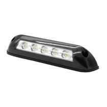 Luminária de Targa em LED 8W 12v Preta P/Embarcações