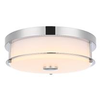 Luminaria de Techo Living District Kolson 30 cm LED Cromo Luminaria de Techo Living District Kolson 30 cm LED Cromo