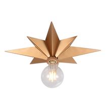 Luminária de Teto Airposta Vintage - 41cm, Metal Dourado, Estilo Gold Star