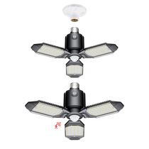 Luminária de teto com sensor de movimento Craftersmark 80W LED, pacote com 2