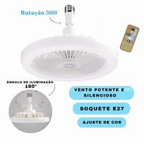 Luminária de Teto com Ventilador LED E27 30W, Para Ambientes Com Luz Personalizada Luminária de Teto com Ventilador LED E27 30W, Para Ambientes Com Luz Personalizada