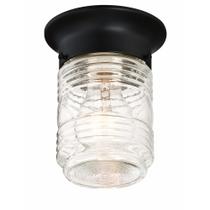 Luminária de teto Design House Jelly Jar 12 cm regulável em preto Luminária de teto Design House Jelly Jar 12 cm regulável em preto