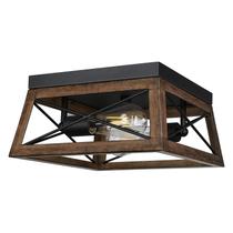 Luminária de teto DEWENWILS Farmhouse Metal Flush Mount 2-Light