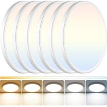 Luminária de teto DINGLILIGHTING, pacote com 6 LED, suporte embutido, 30 cm, 24 W