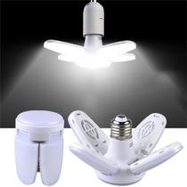 Luminária De Teto Dobrável Lâmpada De Pétalas 6000K 28w Para Quarto / Sala De Estar / Casa / E27 Mini Luz De Folhas