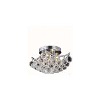 Luminária de Teto Elegante Corona com 4 Lâmpadas Cromada 25x20 cm Luminária de Teto Elegante Corona com 4 Lâmpadas Cromada 25x20 cm
