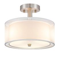 Luminária de teto FOLKSMATE 3-Light Semi Flush Mount Luminária de teto FOLKSMATE 3-Light Semi Flush Mount