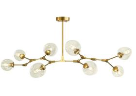 Luminária De Teto Gimpo Molecular DNA 8 Globos Articulada