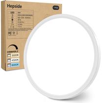 Luminária de Teto Hepside 12" Embutida 28W Dimerizável 3200LM