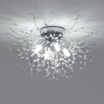 Luminária de teto HMVPL Chrome Crystal 4-Light Firework Luminária de teto HMVPL Chrome Crystal 4-Light Firework