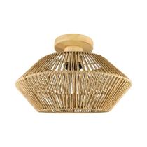 Luminária De Teto LED Estilo Chinês Com Abajur De Corda De Rattan Para Decoração De Sala De Estar Luminária De Teto LED Estilo Chinês Com Abajur De Corda De Rattan Para Decoração De Sala De Estar