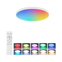 Luminária De Teto LED Moderna Com Controle Remoto Dimmable Para Sala De Estar, Quarto E Decoração De