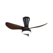 Luminária De Teto LED Moderna Com Ventilador Pequeno, Alto Volume De Ar, Motor DC, Controle Remoto E