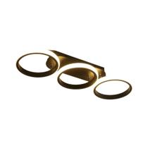 Luminária De Teto LED Nórdica 20W 30W Lustre Quadrado Redondo Para Sala De Estar Cozinha Iluminação