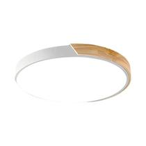 Luminária De Teto LED Nórdica De Madeira Macaron Moderna Simples Para Quarto, Varanda, Estudo E