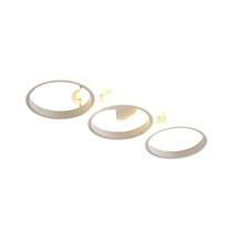 Luminária De Teto LED Preta Moderna Minimalista Para Decoração De Casa Luz Dupla Redonda Branca Luminária De Teto LED Preta Moderna Minimalista Para Decoração De Casa Luz Dupla Redonda Branca