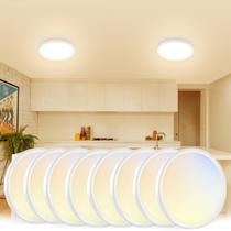 Luminária de teto LED regulável VOLISUN, pacote com 8 unidades, 7", 15W 5CCT