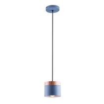 Luminária de Teto Lustre Pendente Lagos Com Detalhe em Madeira para Balcão Cozinha Quarto E27 Bivolt