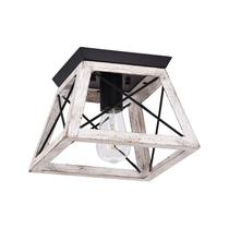 Luminária de teto Luupyia Farmhouse Flush Mount Beige Luminária de teto Luupyia Farmhouse Flush Mount Beige